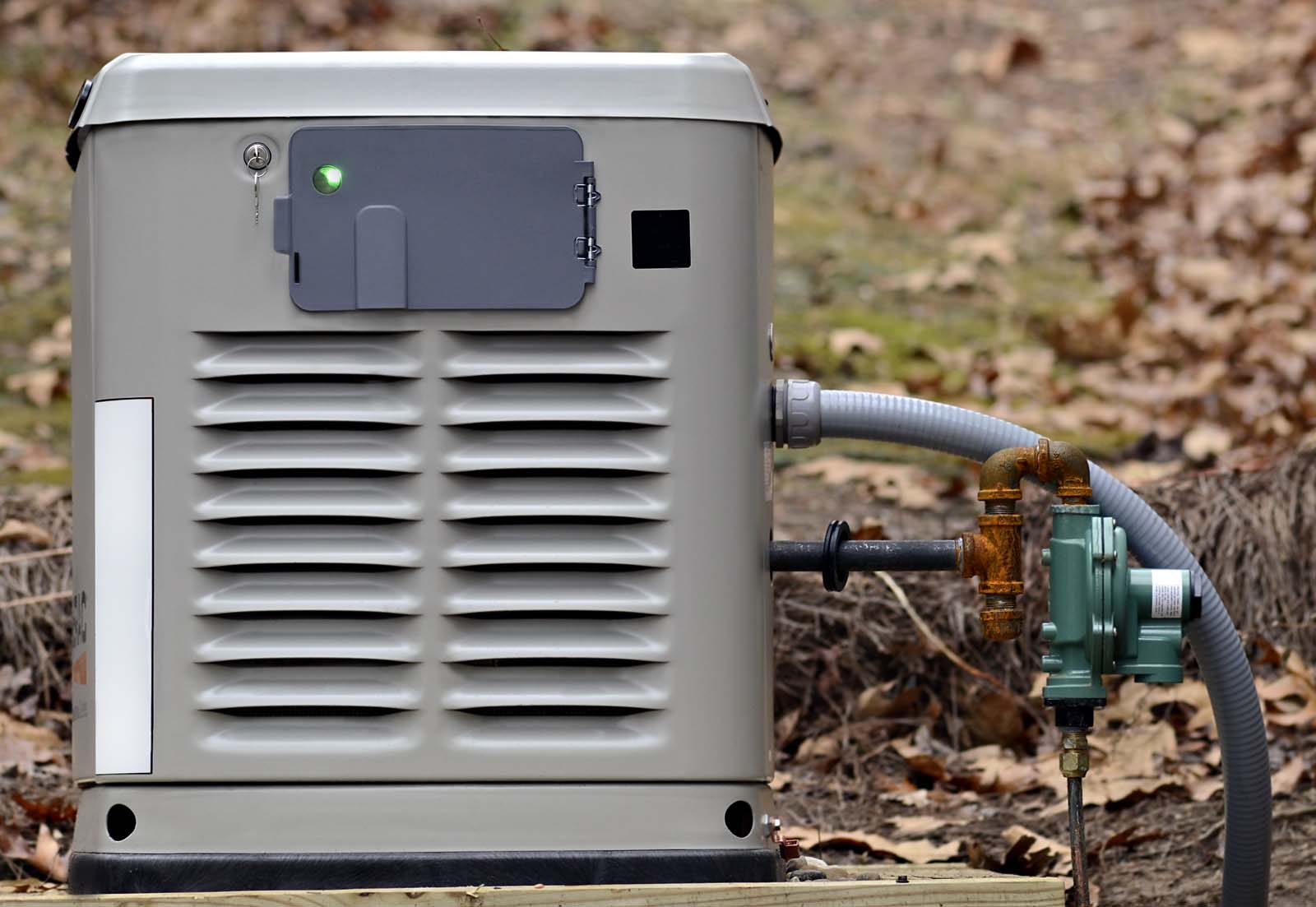 Example of whole-home generator installation for residential electrical services in Knoxville TN